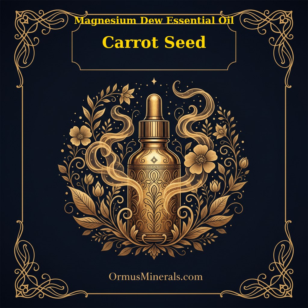 Ormus Magnesium Dew with Carrot Seed Essential Oil 4oz