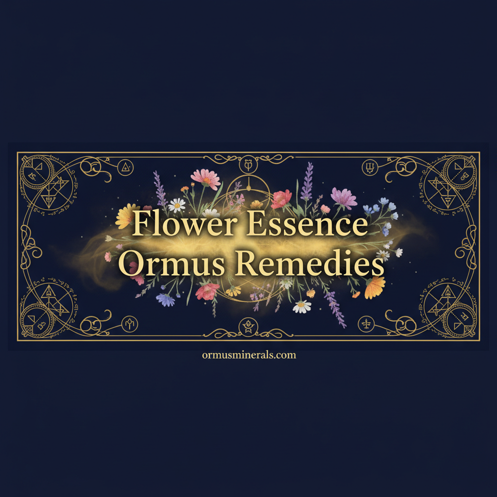 Flower Essence Ormus Remedies collection banner
