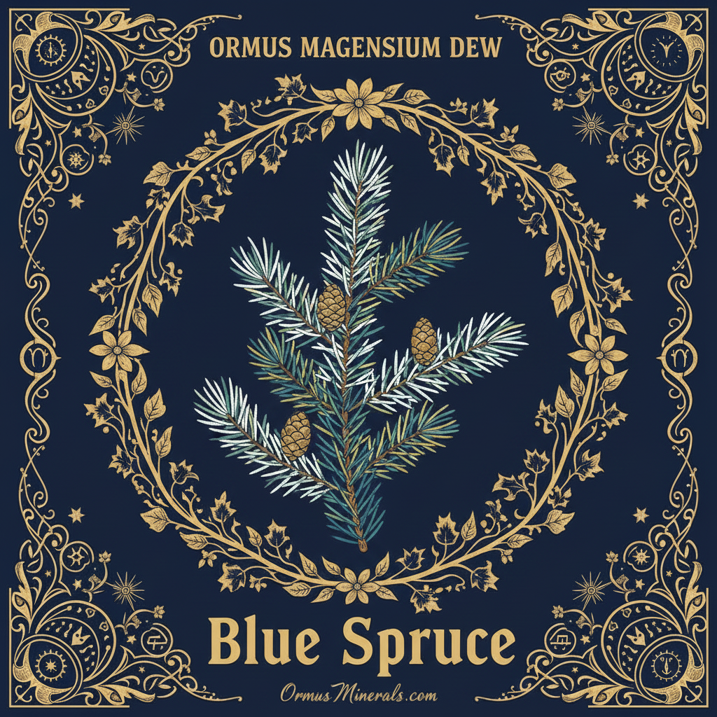 Ormus Minerals Magnesium Dew Spruce Blue Essential Oil 8oz