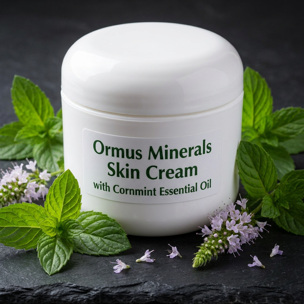 Ormus Minerals Skin Cream with Cornmint Essential Oil