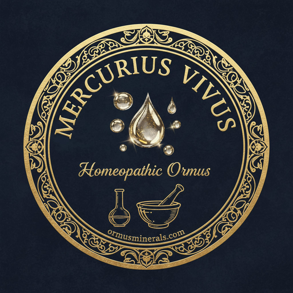 Mercurius Vivus Homeopathic Ormus 32oz Extra Strength 1x | OrmusMinerals.com