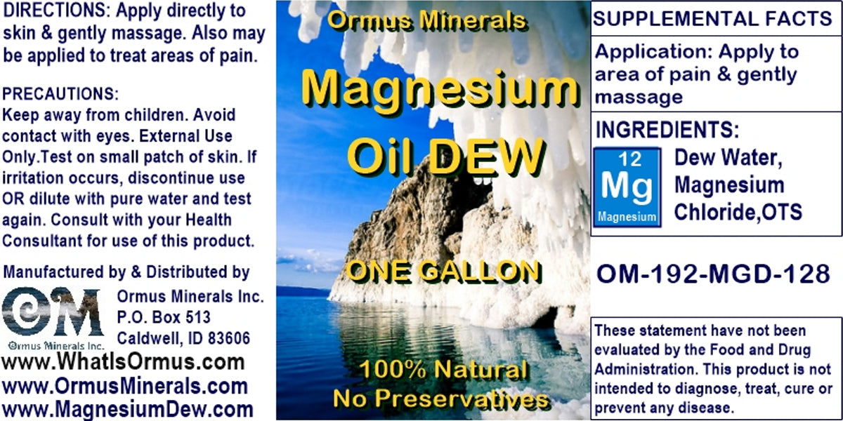 Magnesium Oil Dew