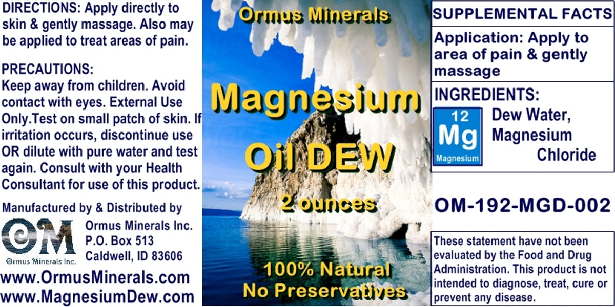Magnesium Oil Dew