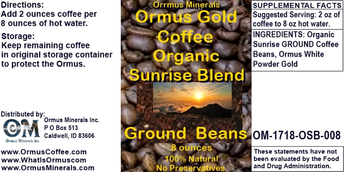 Ormus Gold Coffee Medium House Blend