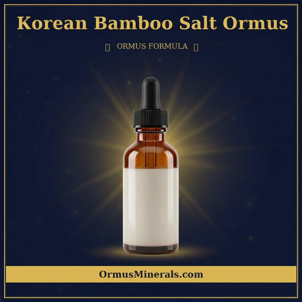 Ormus Formula Korean Bamboo Salt Ormus 32oz