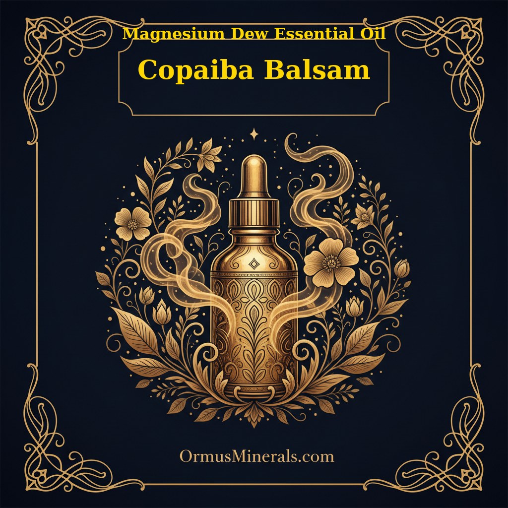 Ormus Magnesium Dew with Copaiba Balsam Essential Oil 8oz