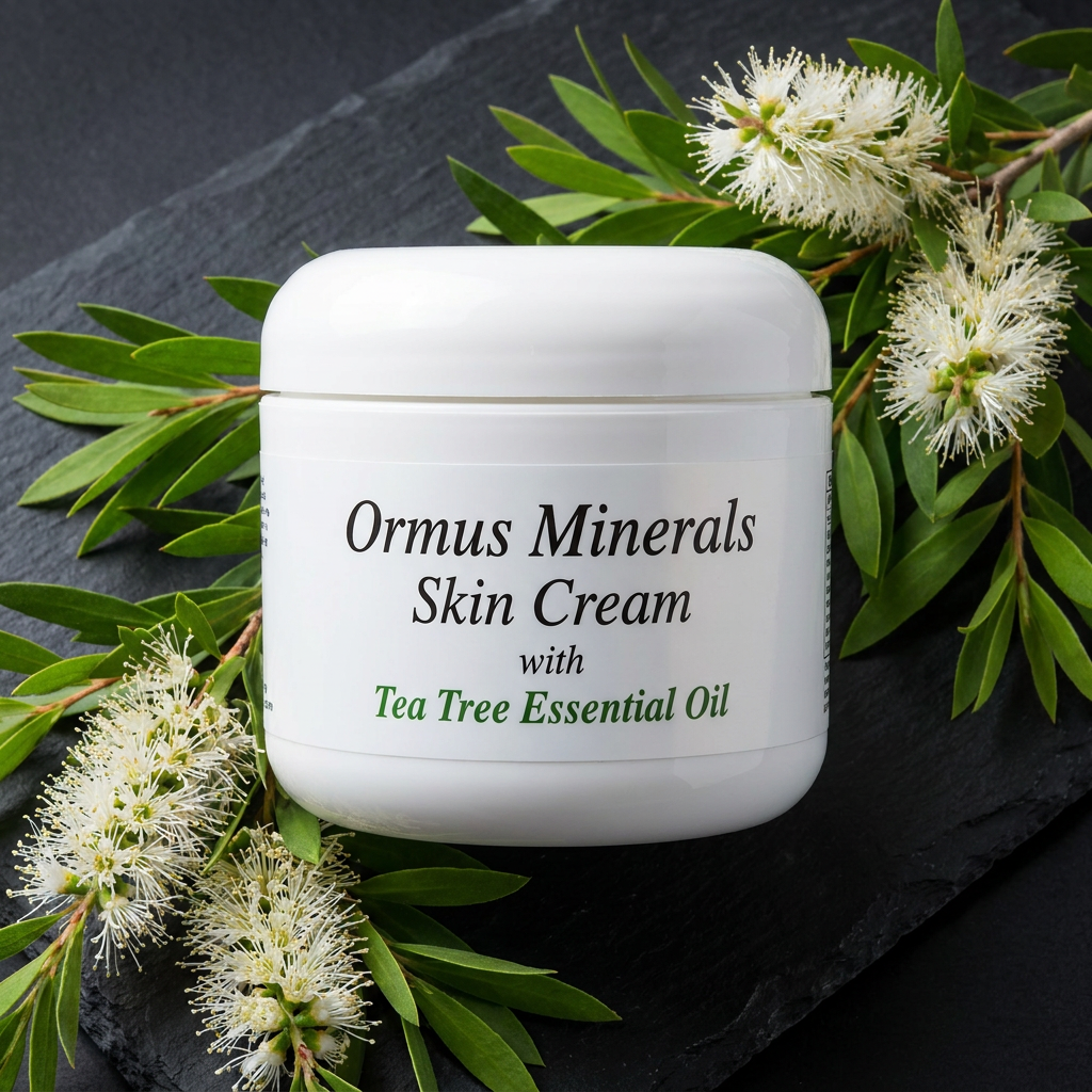Ormus Minerals Skin Cream with Tea Tree Essential Oil