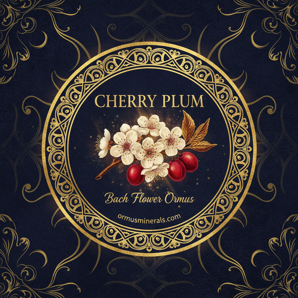 Cherry Plum Bach Dew Drops Ormus 8oz Extra Strength 1x | OrmusMinerals.com