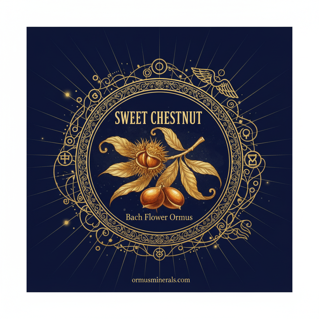 Sweet Chestnut Bach Dew Drops Ormus 4oz Extra Strength 4x | OrmusMinerals.com
