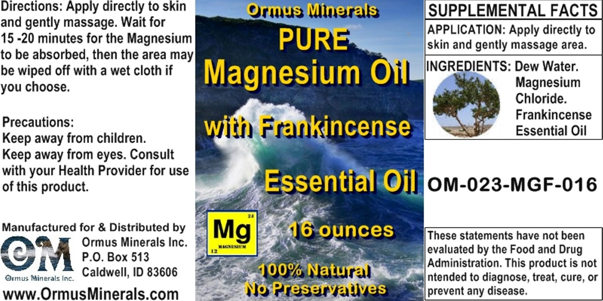 Pure Magnesium Oil w Esssential Oils