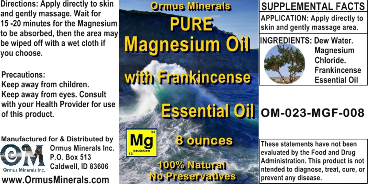 Pure Magnesium Oil w Esssential Oils