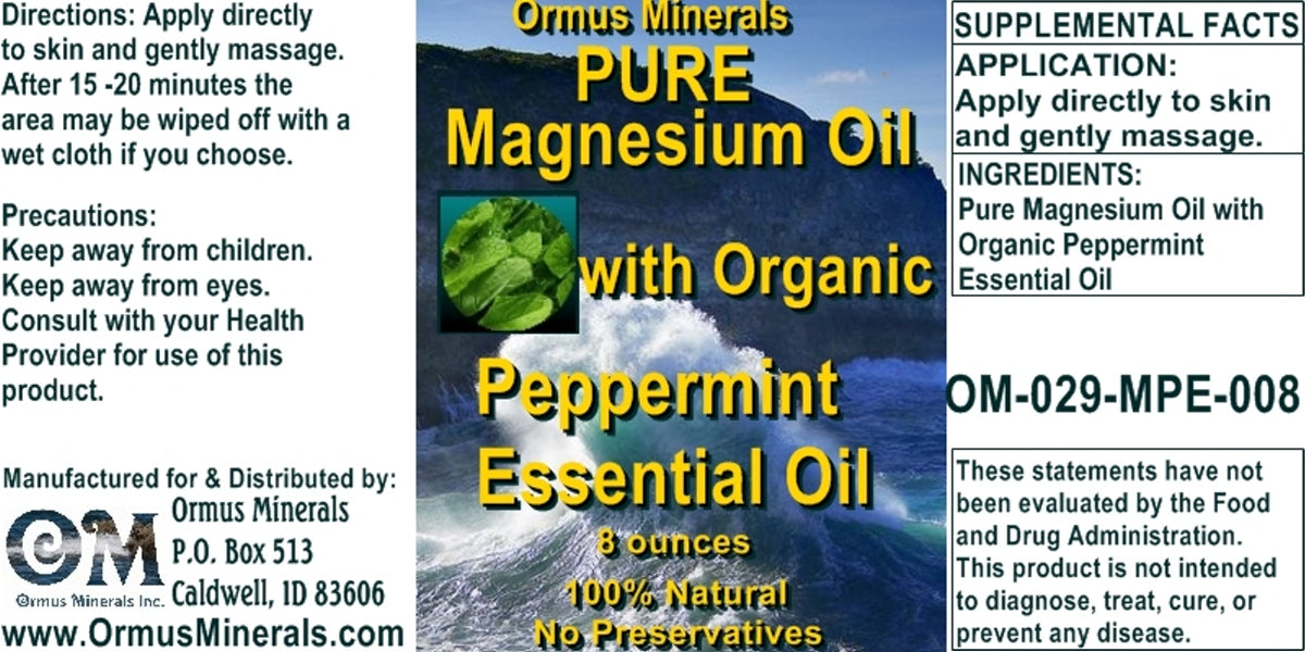 Pure Magnesium Oil w Esssential Oils