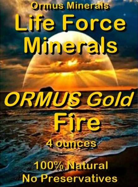 Life Force Minerals Ormus Gold Fire