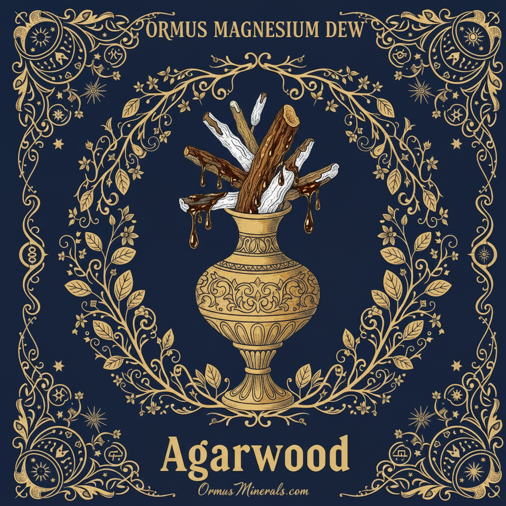 Ormus Minerals Magnesium Dew Agarwood Essential Oil 4oz