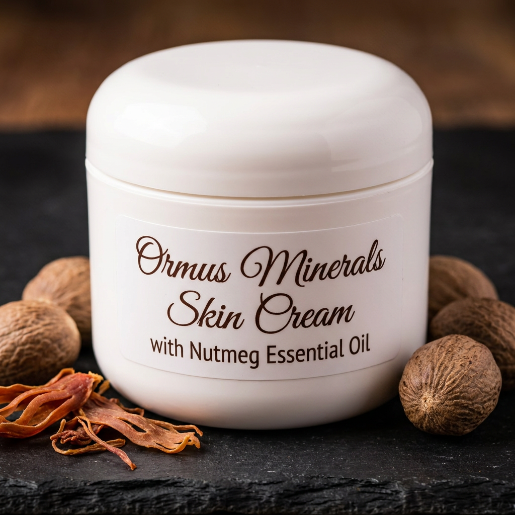 Ormus Minerals Skin Cream with Nutmeg Essential Oil