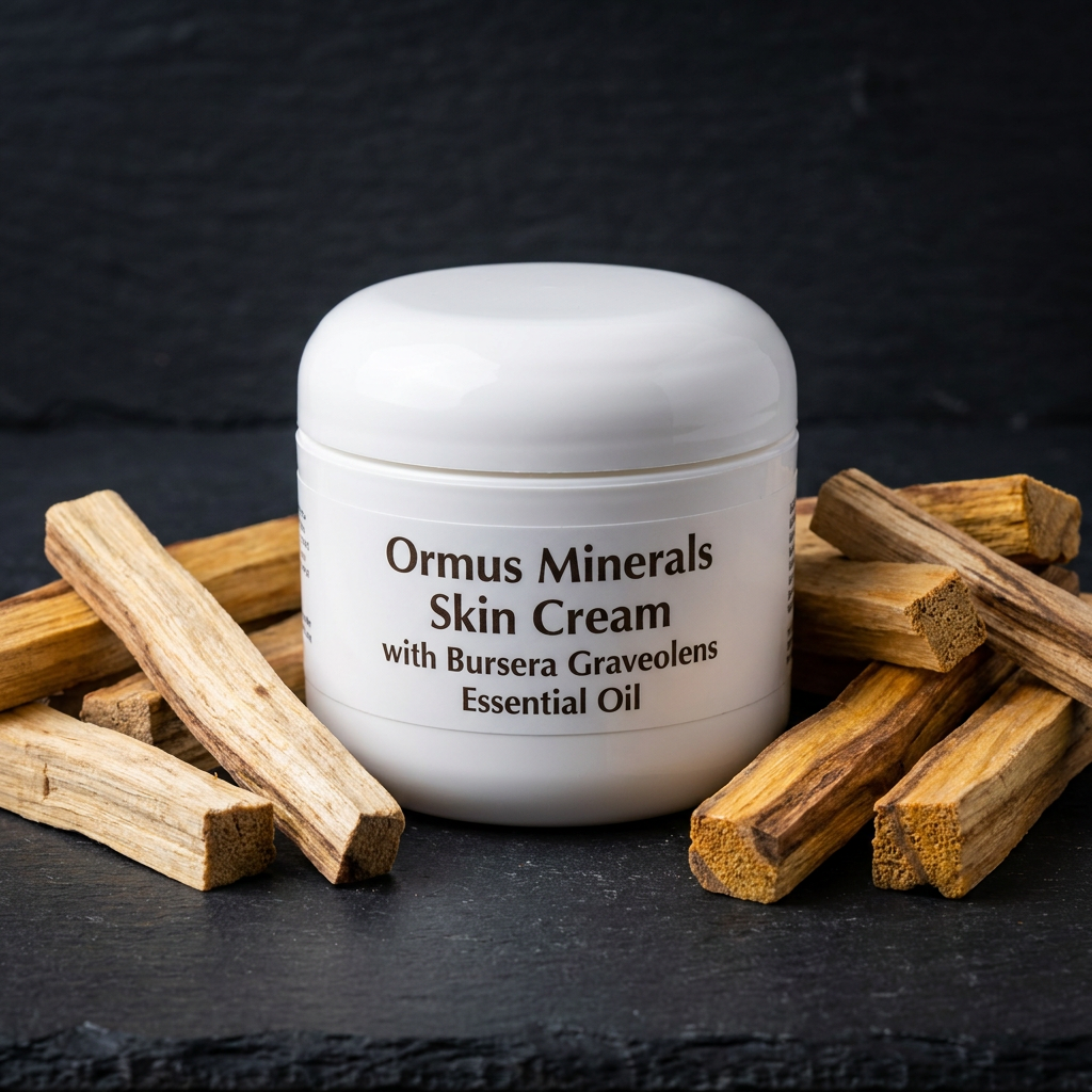 Ormus Minerals Skin Cream with Bursera Graveolens Essential Oil