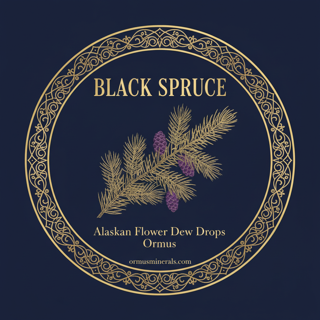 Black Spruce Alaskan Dew Drops Ormus 8oz Extra Strength 3x | OrmusMinerals.com