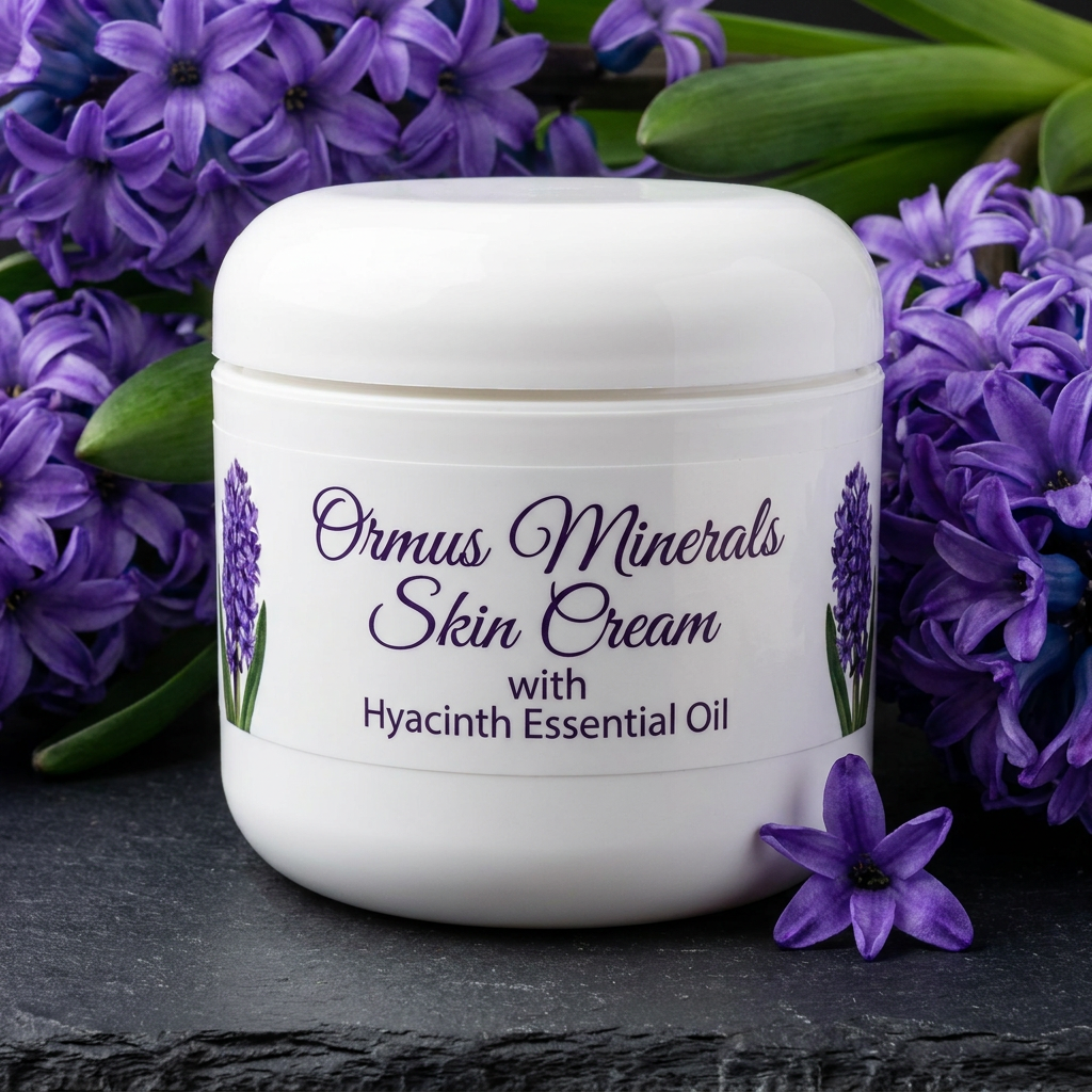 Ormus Minerals Skin Cream with Hyacinth Essential Oil