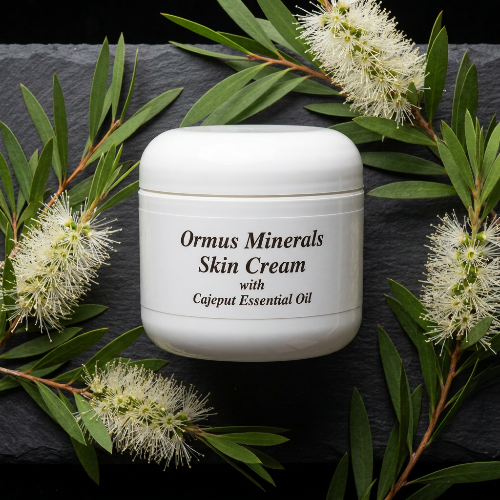 Ormus Minerals Skin Cream with Cajeput Essential Oil