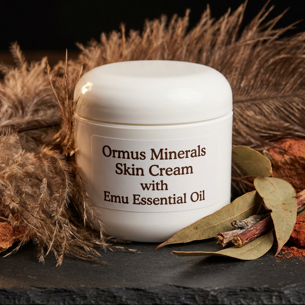 Ormus Minerals Skin Cream with Emu Essential Oil