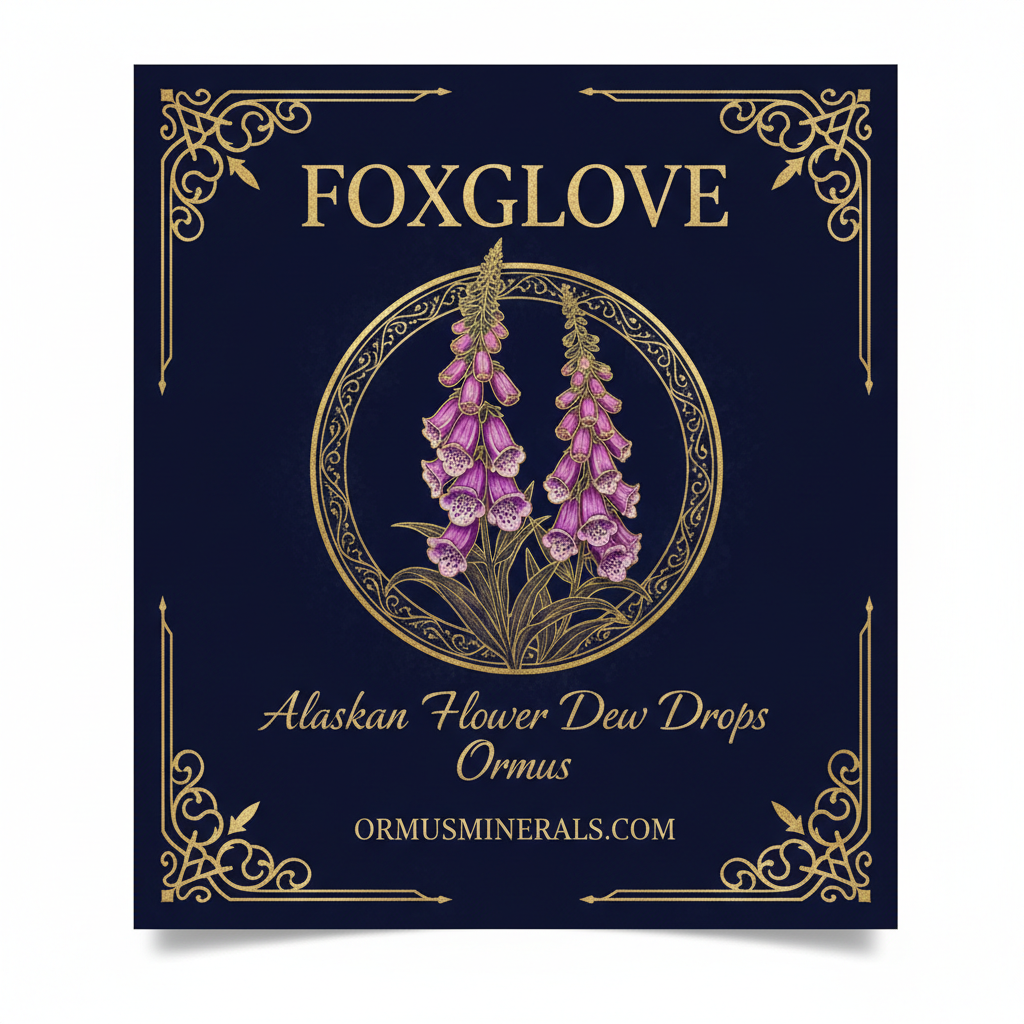 Foxglove Alaskan Dew Drops Ormus 8oz Extra Strength 2x | OrmusMinerals.com