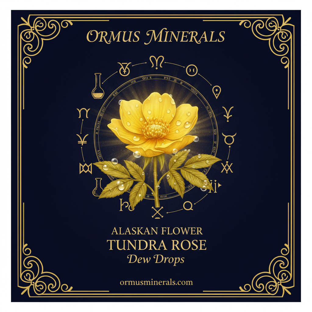 Ormus Minerals Alaskan Flower TUNDRA ROSE Dew Drops 4oz Extra Strength 4x