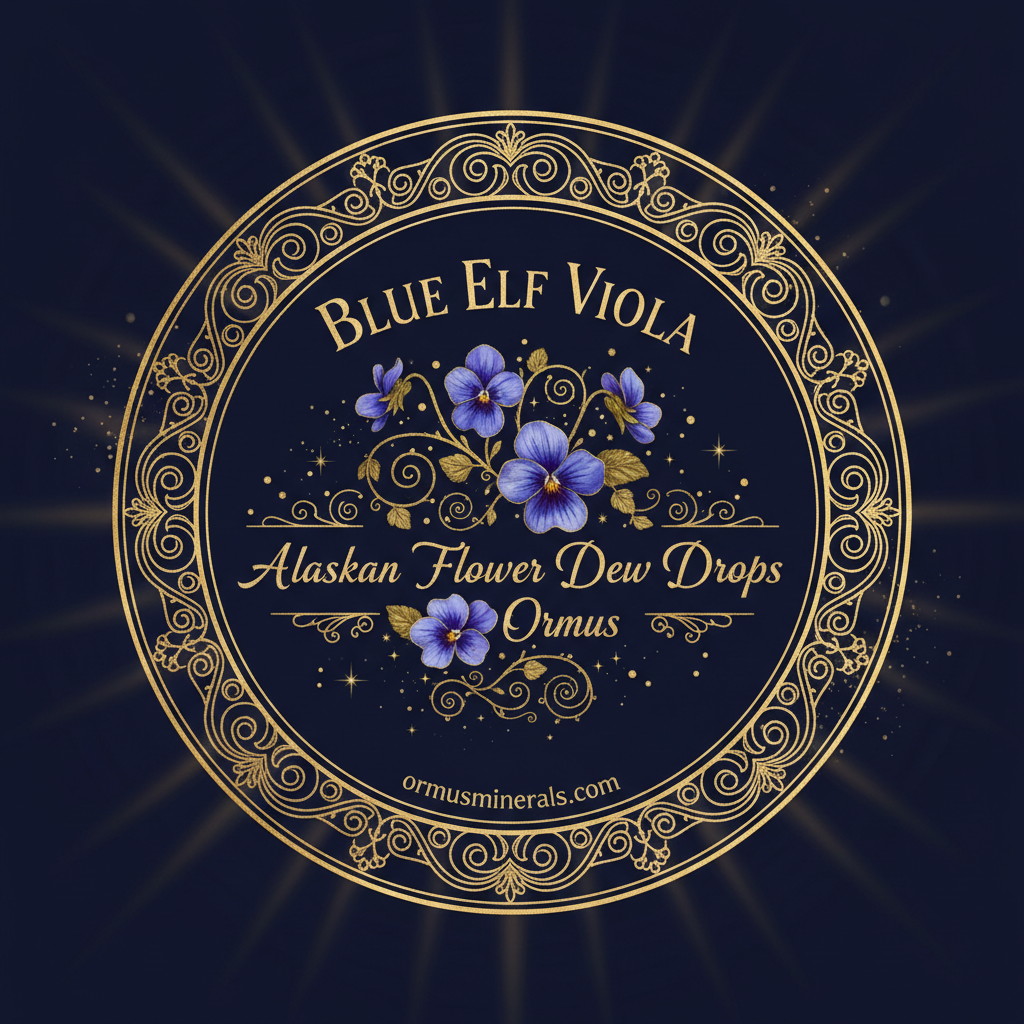 Blue Elf Viola Alaskan Dew Drops Ormus 4oz Extra Strength 4x | OrmusMinerals.com