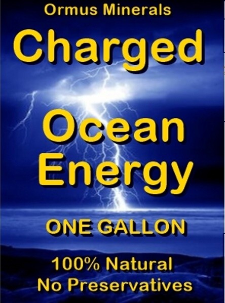 Charged Ormus Ocean Energy Mental Health Clarity Vision Support immunity 128oz