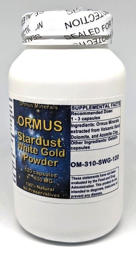 Ormus White Powder Gold Capsules — white powder gold monatomic ormus supplement | Ormus Minerals