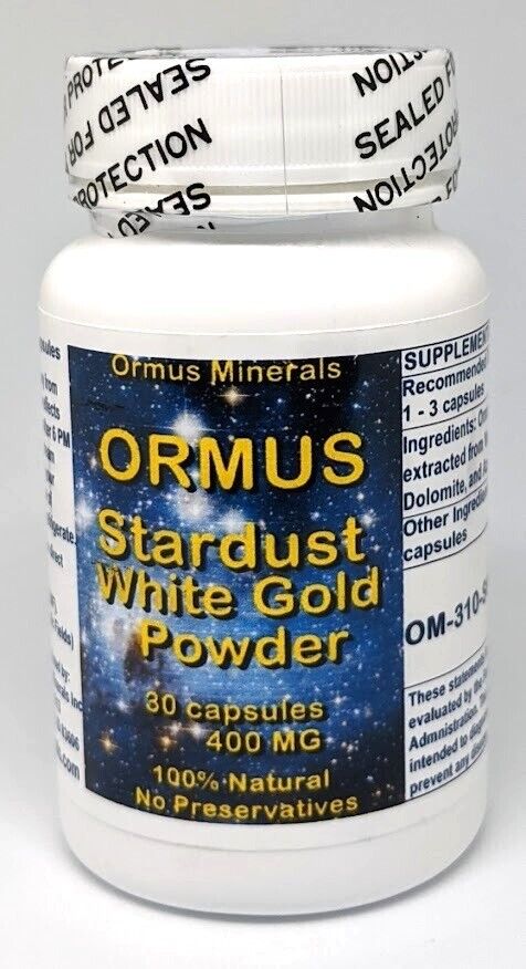 Ormus White Powder Gold Capsules 30 count