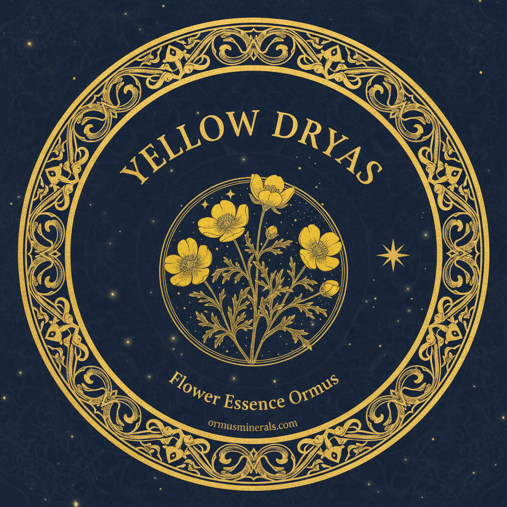 Yellow Dryas Flower Essence Ormus 16oz Extra Strength 3x | OrmusMinerals.com