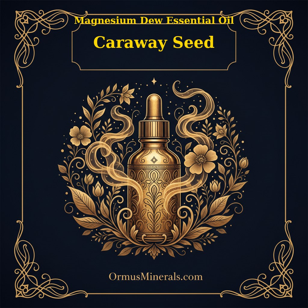 Ormus Magnesium Dew with Caraway Seed Essential Oil 4oz