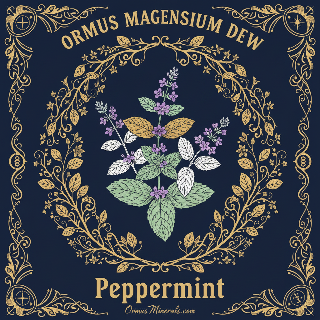 Ormus Minerals Magnesium Dew Peppermint Essential Oil 4oz