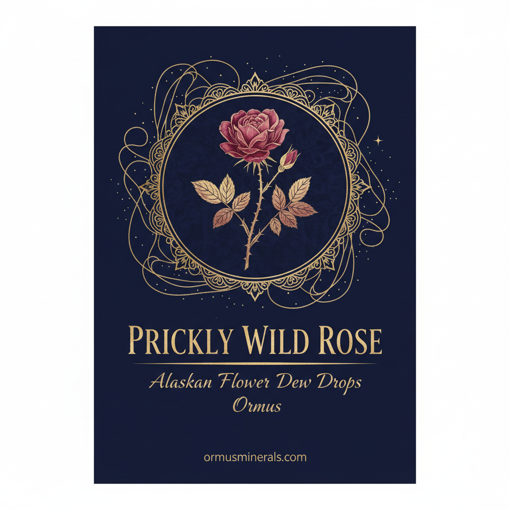 Prickly Wild Rose Alaskan Dew Drops Ormus 4oz Extra Strength 1x | OrmusMinerals.com