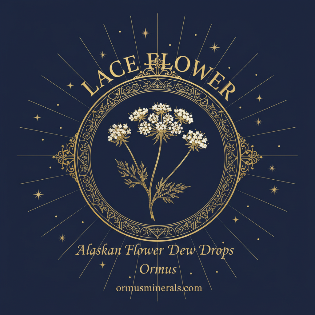Lace Flower Alaskan Dew Drops Ormus 4oz Extra Strength 4x | OrmusMinerals.com