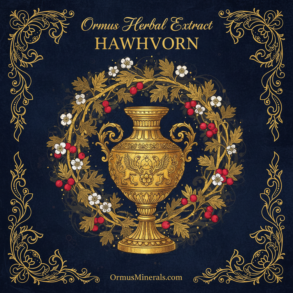 Ormus with Hawthorn Herbal Extract 4oz