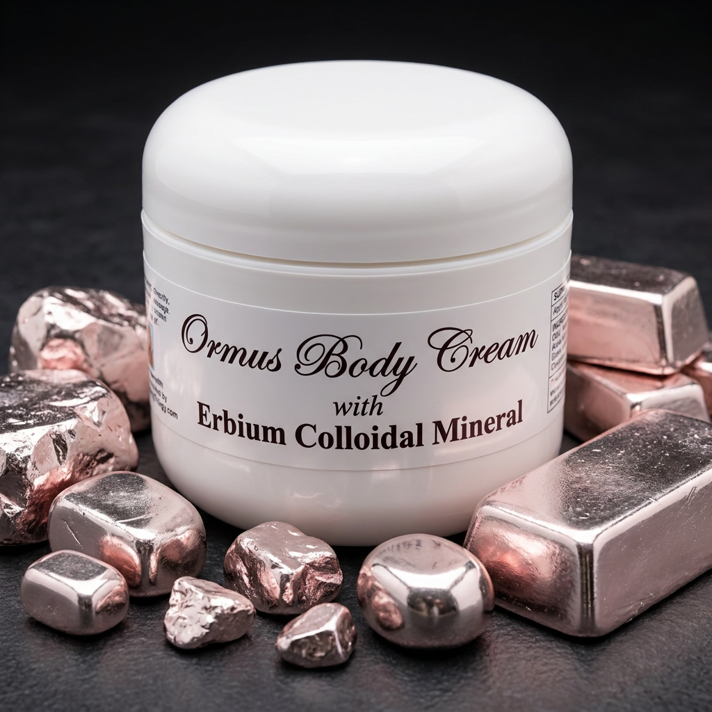 Ormus Body Cream with Erbium Colloidal Mineral