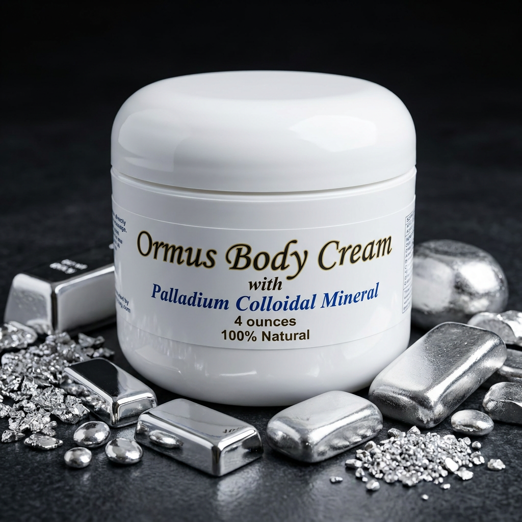 Ormus Body Cream with Palladium Colloidal Mineral
