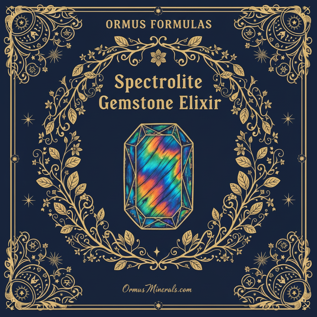 Ormus Minerals Spectrolite Gemstone Elixir Imprinted Ormus 16oz Extra Strength 4x