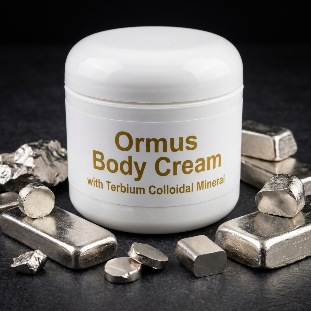 Ormus Body Cream with Terbium Colloidal Mineral