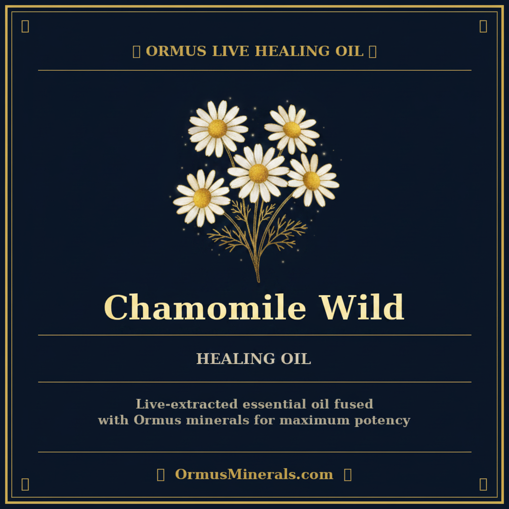 Ormus Live Healing Oil with Chamomile Wild