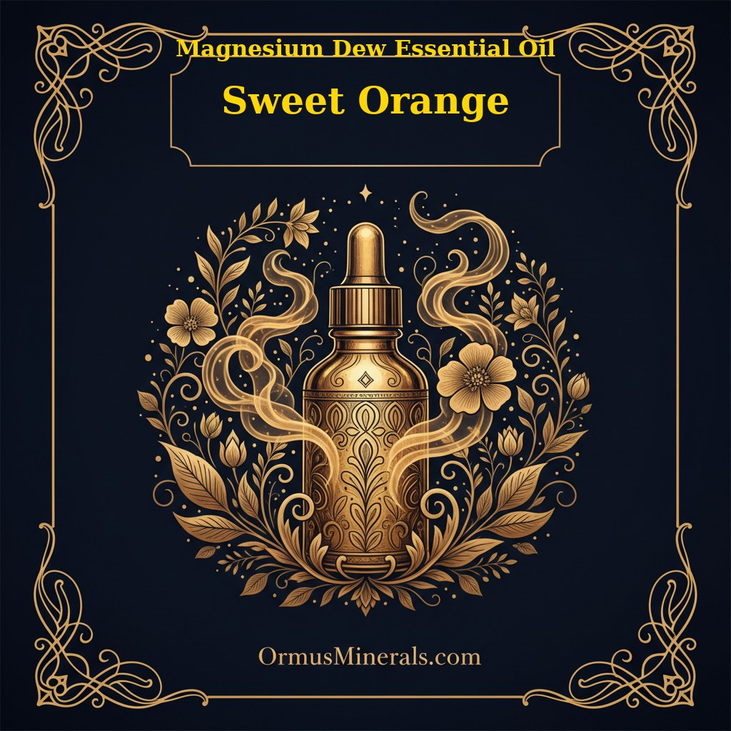 Ormus Magnesium Dew with Sweet Orange Essential Oil 8oz