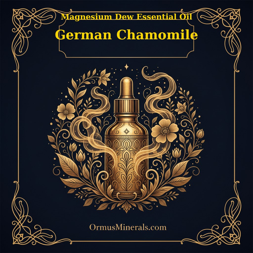 Ormus Magnesium Dew with German Chamomile Essential Oil 4oz