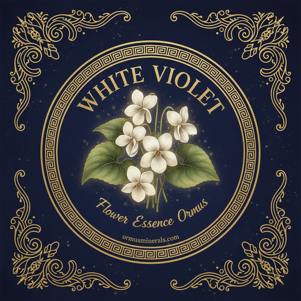 White Violet Flower Essence Ormus 8oz Extra Strength 1x | OrmusMinerals.com