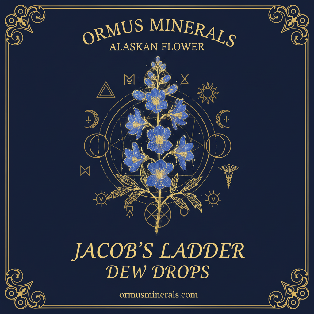 Ormus Minerals Alaskan Flower JACOB'S LADDER Dew Drops 4oz Extra Strength 3x