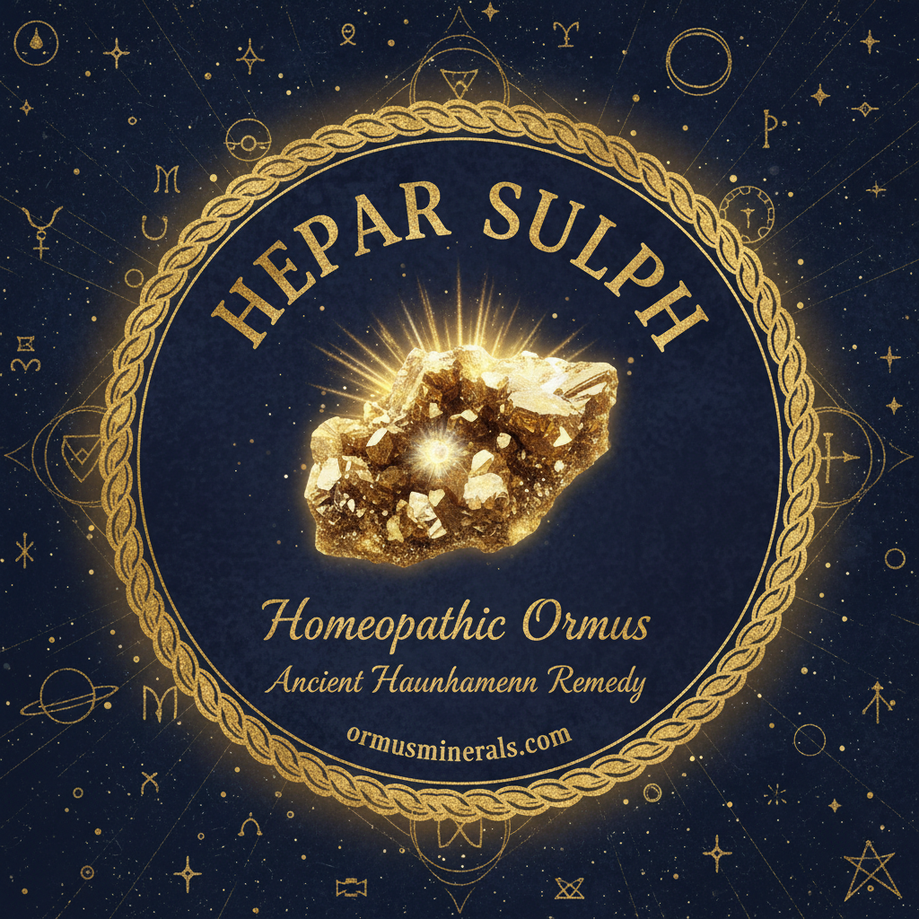 Hepar Sulph Homeopathic Ormus 16oz Extra Strength 4x | OrmusMinerals.com
