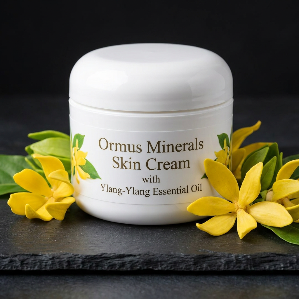 Ormus Minerals Skin Cream with Ylang-Ylang Essential Oil