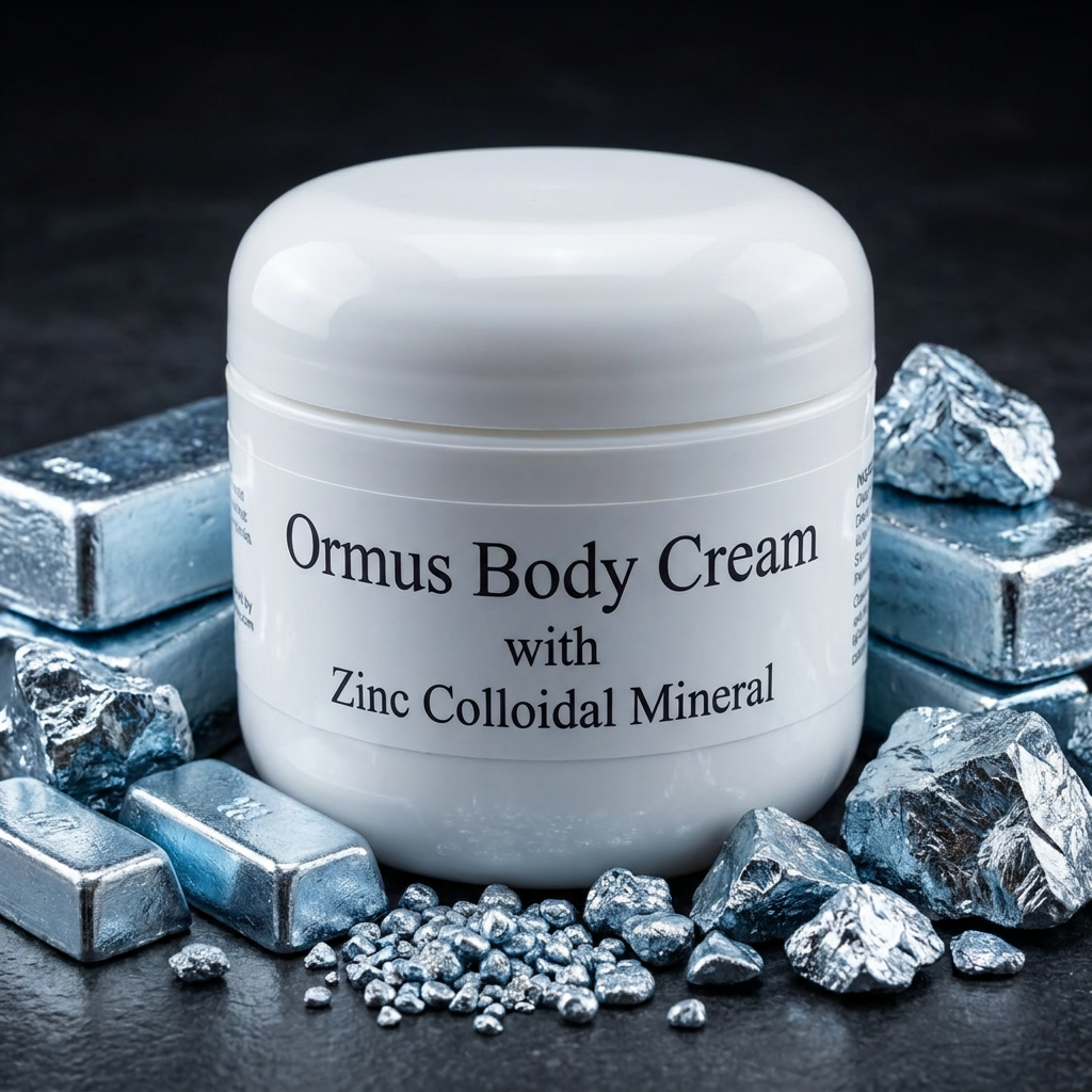 Ormus Body Cream with Zinc Colloidal Mineral