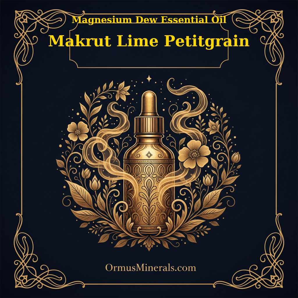 Ormus Magnesium Dew with Makrut Lime Petitgrain Essential Oil 8oz