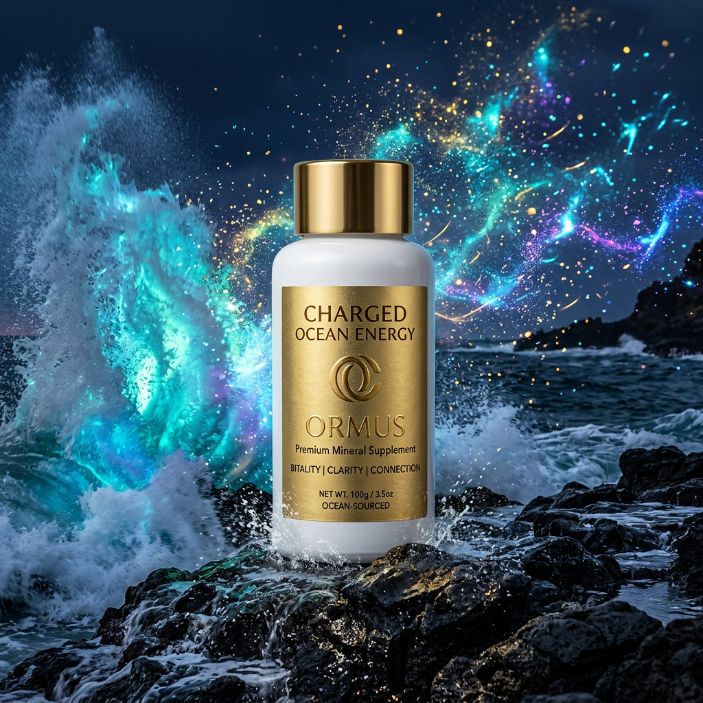 Ormus Minerals - Ormus Gold Ocean Nectar Marine Phytoplankton Super Food Energy Booster 60 caps - Premium Mineral Supplement